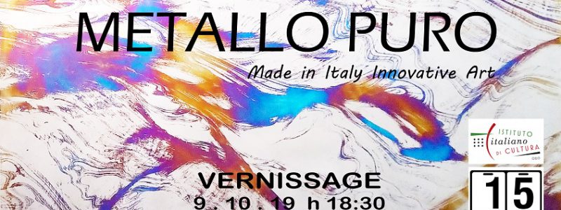 IIC OSLO ISTITUTO ITALIANO DI CULTURA OSLO JAN KORALBERG METALLO PURO JUST PURE METAL
